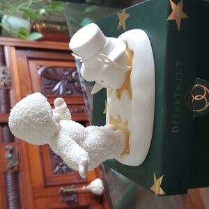 Vintage snowbabies "see you next year"